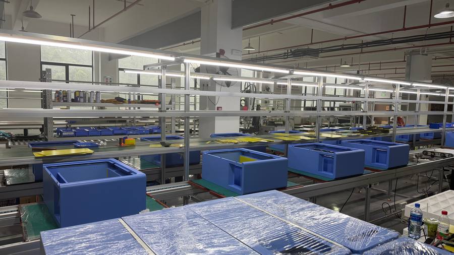 Automated welding line